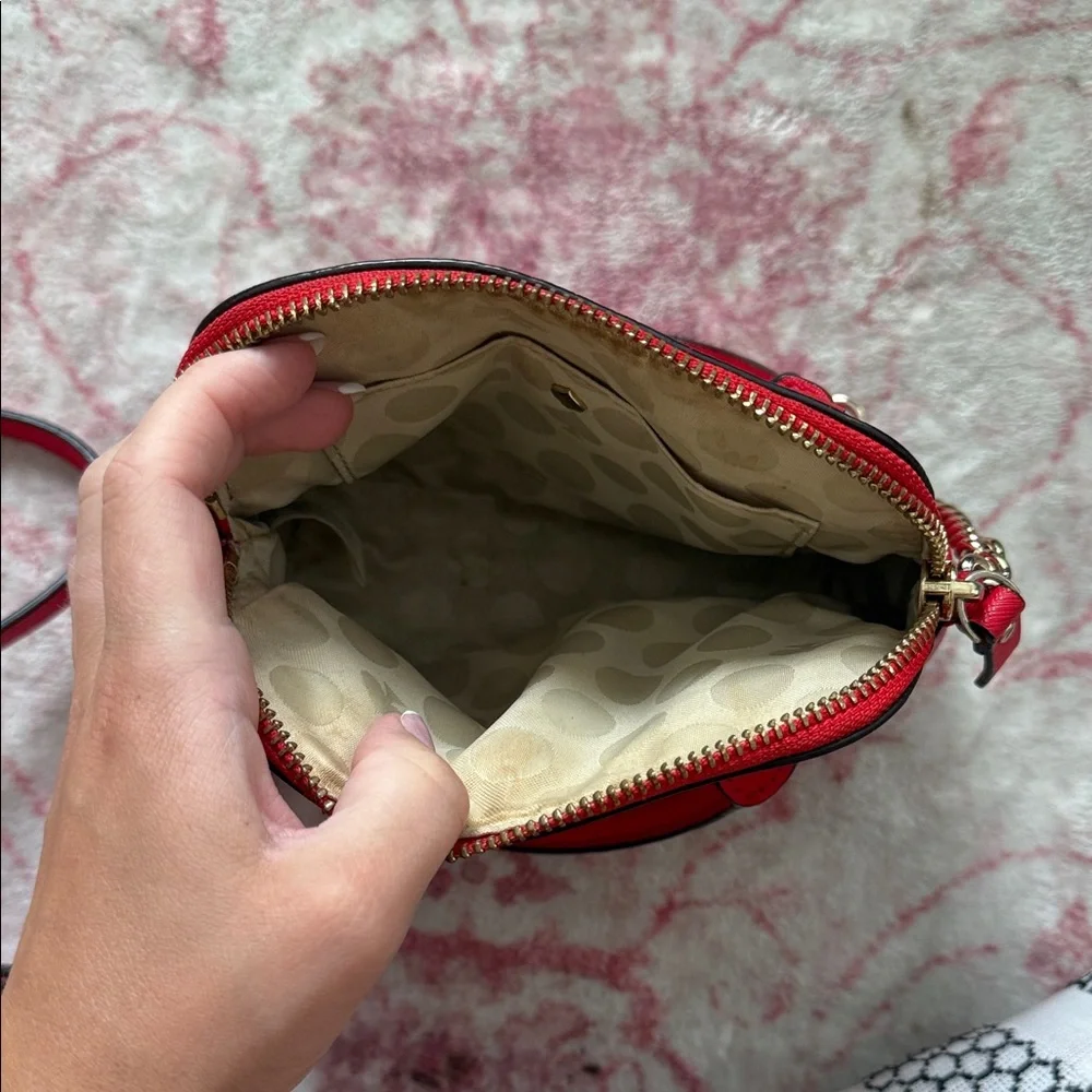 kate spade Red Mini Dome Satchel Crossbody